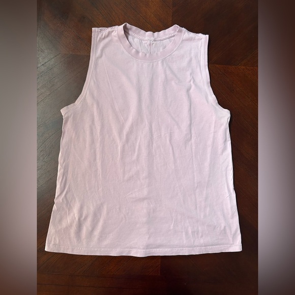Lululemon Athletica Light Pink Muscle Tee size M - Picture 2 of 8